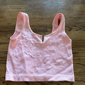 Women’s ANWND Pink Cropped Tank Top